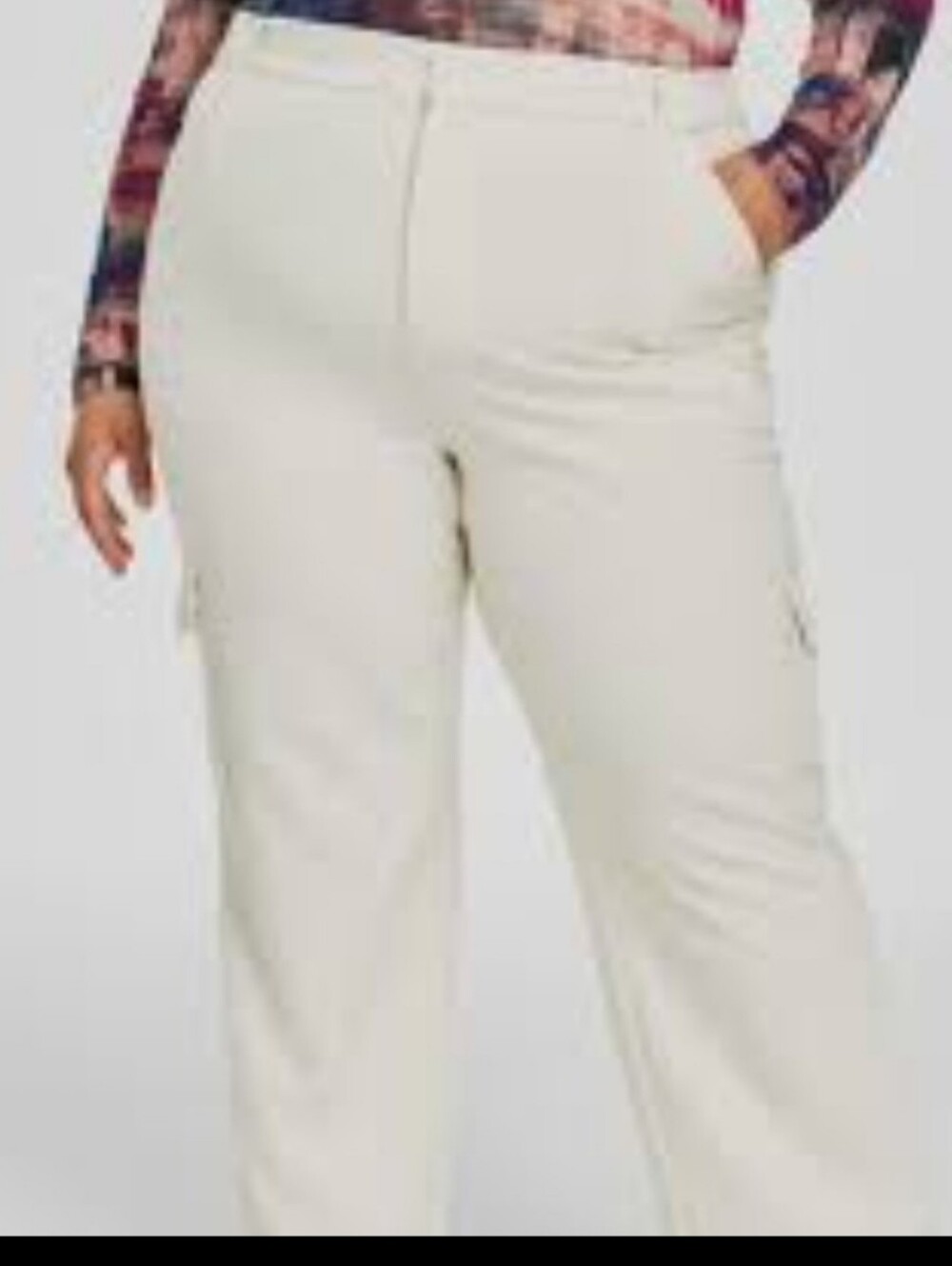 Nina Parker Trendy Plus Size Wide-Leg Utility Cargo Pants XXL NWT